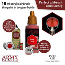 Army Painter Warpaints Air Pure Red Acrylic Paint 18mL