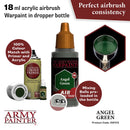 Army Painter Warpaints Air Angel Green Acrylic Paint 18mL