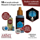 Army Painter Warpaints Air Crystal Blue Acrylic Paint 18mL
