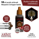Army Painter Warpaints Air Oak Brown Acrylic Paint 18mL