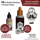 Army Painter Metallics Air Shining Silver Acrylic Paint 18mL