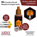 Army Painter Warpaints Air Incursion Orange Acrylic Paint 18mL