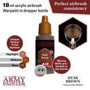 Army Painter Warpaints Air Husk Brown Acrylic Paint 18mL