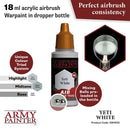 Army Painter Warpaints Air Yeti White Acrylic Paint 18mL