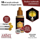 Army Painter Warpaints Air Yellow Dune Acrylic Paint 18mL