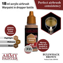 Army Painter Warpaints Air Bullwhack Brown Acrylic Paint 18mL