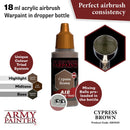 Army Painter Warpaints Air Cypress Brown Acrylic Paint 18mL