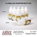 Army Painter Tools Empty Paint Mixing Bottles