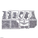 Dungeons & Lasers: Half-Height Walls - Spider Nest: Unpainted Board Game