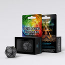 Q Workshop D20 Black & White Card Game Level Counter