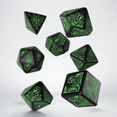 Q Workshop Call Of Cthulhu 7th Edition Black & Green Dice Set 7