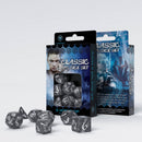 Q Workshop Classic RPG Dice Smoky & White Set 7