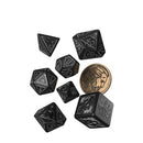 Q Workshop The Witcher Dice Set Geralt Silver Sword Dice Set 7 With Coin