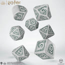 Q Workshop Harry Potter Modern Dice Set Slytherin White Dice Set 7
