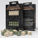 Q Workshop Fortress Compact Beige & Olive D6 Set