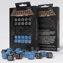 Q Workshop Fortress Compact Black & Blue D6 Set