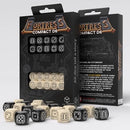 Q Workshop Fortress Compact Black & Beige D6 Set