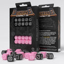 Q Workshop Fortress Compact Black & Pink D6 Set