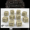 Q Workshop Game of Thrones Stark Dice Set 10x D6