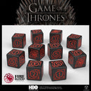 Q Workshop Game of Thrones Targaryen Dice Set 10x D6