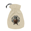 Q Workshop Anne Stokes Dice Pouch Viking Skull