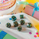 Q Workshop Happy Birthday Balloons Dice Set 7