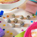 Q Workshop Happy Birthday Confetti Dice Set 7