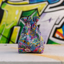 Q Workshop Full Art Grafitti Dice Pouch