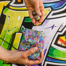 Q Workshop Full Art Grafitti Dice Pouch