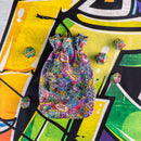 Q Workshop Full Art Grafitti Dice Pouch