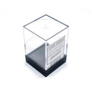CHX 02804 Empty Crystal Display Box M Clear w/Black Lid