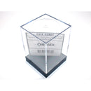 CHX 02807 Empty Crystal Display Box L Clear w/Black Lid
