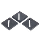 CHX 08608S 25mm Square Slotted Base Black 1