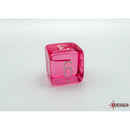 CHX 23084 Translucent Pink/white Polyhedral 7-Dice Set