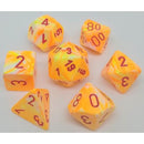 CHX 27453 Festive Polyhedral Sunburst/Red 7-Die Set