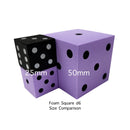 CHX KOP10939 50mm Foam Square Cornered w/Pips Die Blue/black