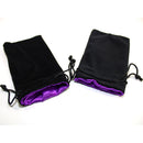 CHX KOP09918 5"x8" Velvet Bag Black w/purple