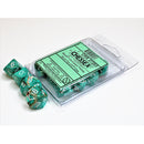 CHX 27203 Marble Oxi-Copper/white Set of Ten d10s