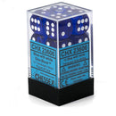 CHX 23606 Translucent 16mm d6 Blue/white Block 12
