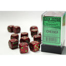 CHX 25704 Speckled Strawberry 16mm d6 Dice Block 12 dice