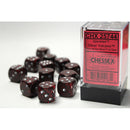 CHX 25744 Speckled Silver Volcano 16mm d6 Dice Block 12 dice