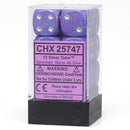 CHX 25747 Speckled 16mm d6 Silver Tetra Block 12