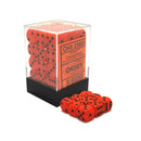 CHX 25803 Opaque 12mm d6 Orange/Black Block 36