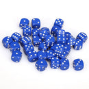 CHX 25806 Opaque 12mm d6 Blue/White Block 36