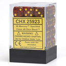CHX 25923 Speckled 12mm d6 Mercury Block 36