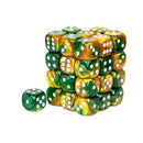 CHX 26825 Gemini 12mm d6 Gold-Green/White Block 36