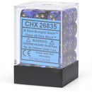 CHX 26835 Gemini 12mm d6 Black-Blue/Gold Block 36