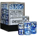 CHX 27866 Nebula 12mm d6 Dark Blue/White Block 36