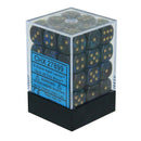 CHX 27899 Lustrous 12mm d6 Shadow/Gold Block 36