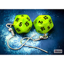 CHX 54205 Hook Earrings Vortex‚ Bright Green Mini-Poly d20 Pair